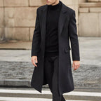 men's long trench coat
