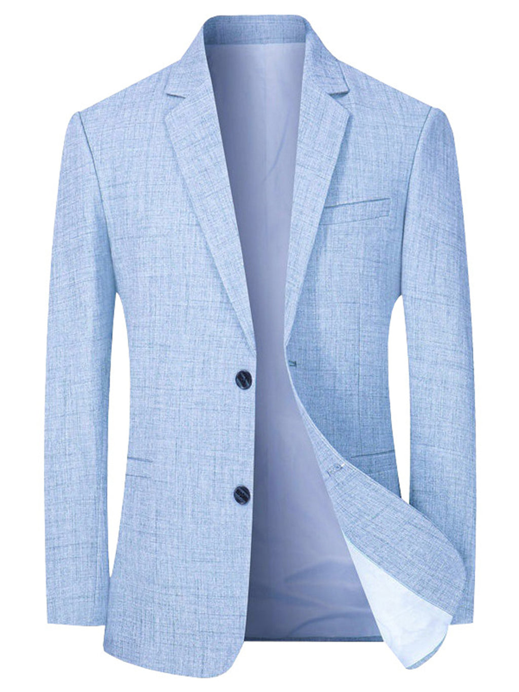 Men's Casual Solid Color Suit Jacket