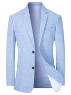 Men's Casual Solid Color Suit Jacket