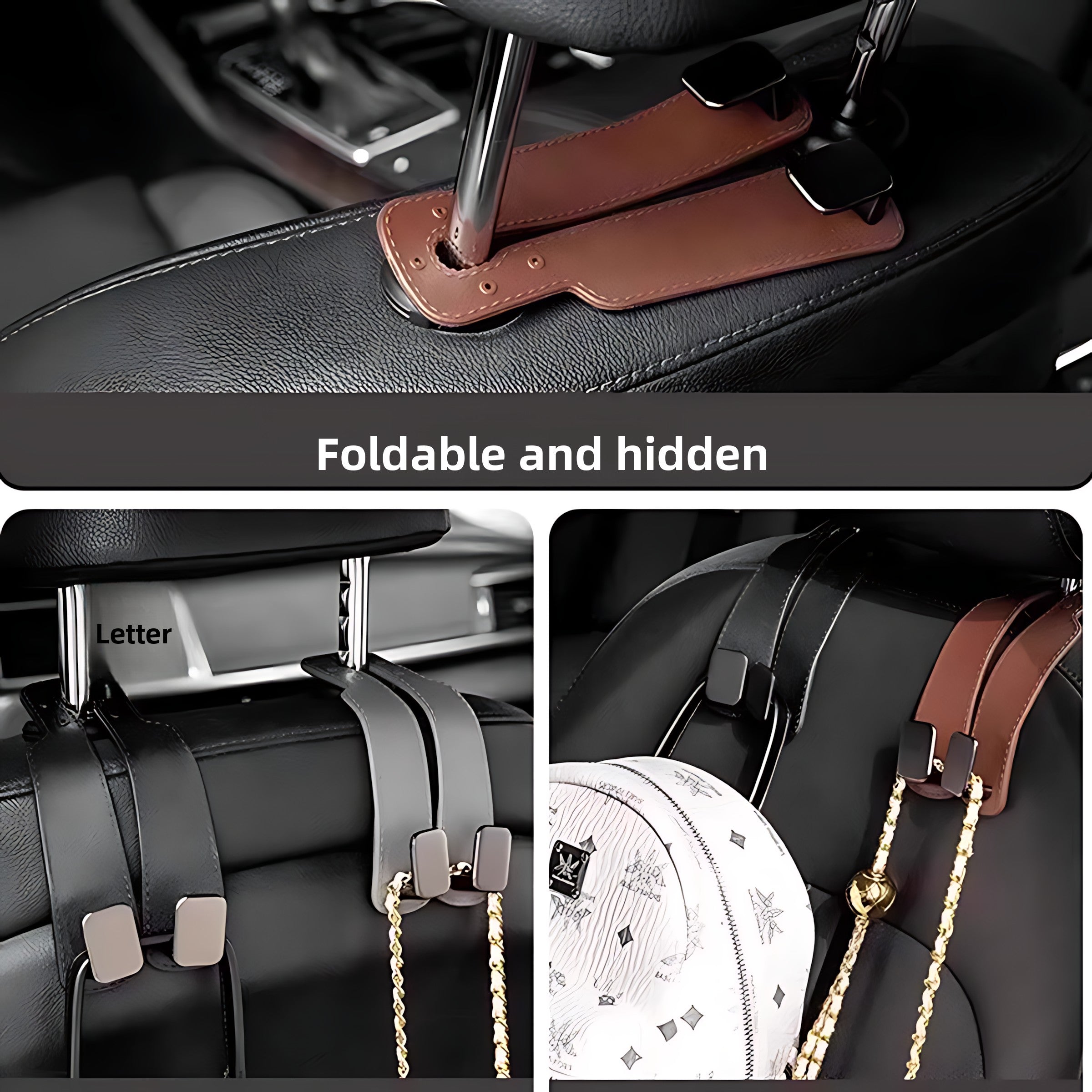 Car Seat Back Hook Multifunctional Organizer