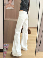 Women's Stretch Flared Denim Trousers