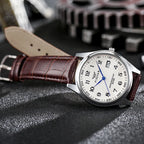 Men's Casual Leather Strap Fashion Watch