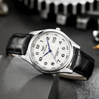 Men's Casual Leather Strap Fashion Watch