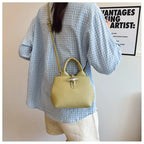 Chic Leather Crossbody Bag — Large Capacity