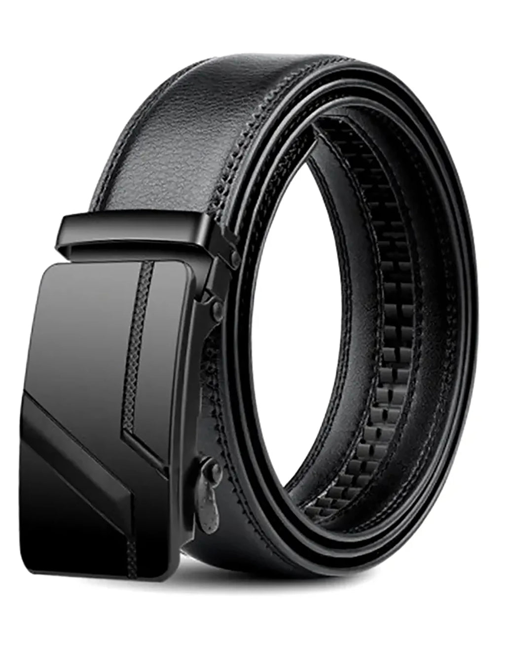 Men's Luxury Automatic Buckle Suit Belt — 110–130cm