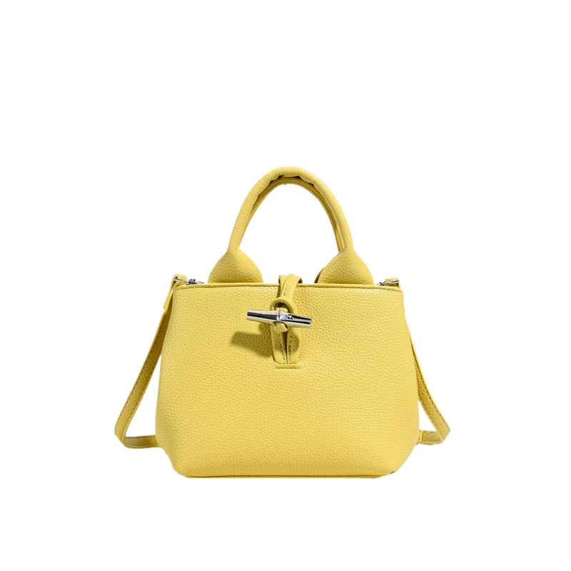 Chic Leather Crossbody Bag — Large Capacity