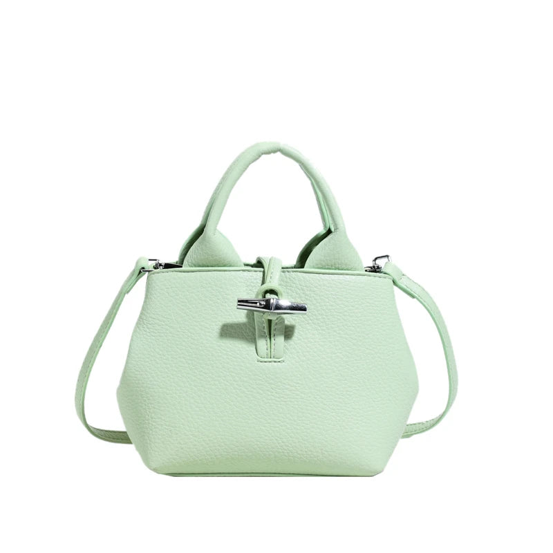 Chic Leather Crossbody Bag — Large Capacity