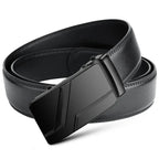 Men's Luxury Automatic Buckle Suit Belt — 110–130cm