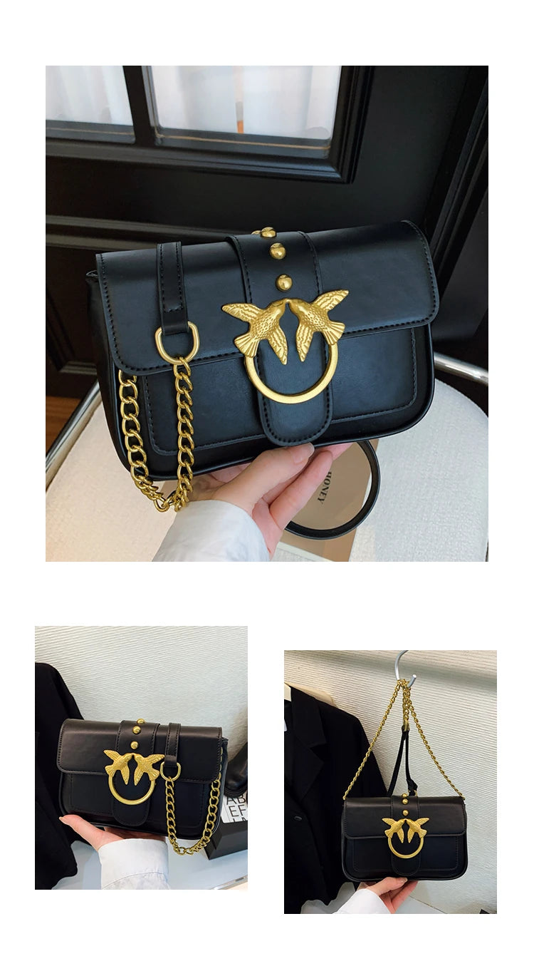 Luxury Leather Crossbody & Tote Shoulder Bag