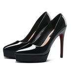 10–12cm Nude Platform Stiletto Pumps