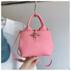 Chic Leather Crossbody Bag — Large Capacity