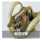 Chic Leather Crossbody Bag — Large Capacity