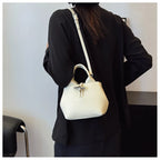 Chic Leather Crossbody Bag — Large Capacity