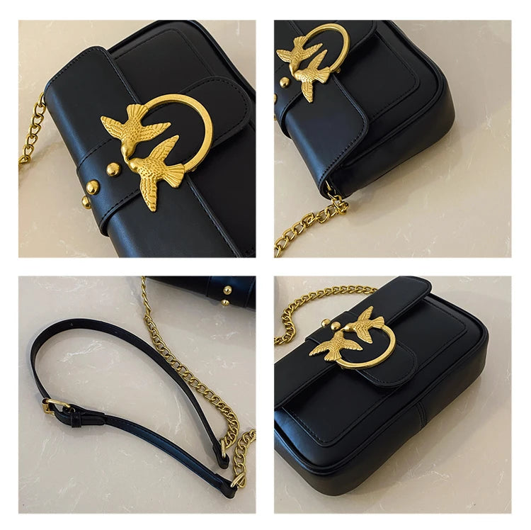 Luxury Leather Crossbody & Tote Shoulder Bag