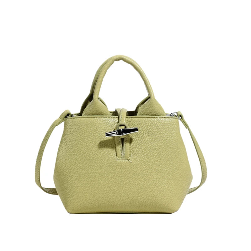 Chic Leather Crossbody Bag — Large Capacity