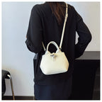Chic Leather Crossbody Bag — Large Capacity