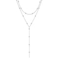 Gold Double-Layer Tassel Choker Necklace