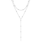 Gold Double-Layer Tassel Choker Necklace