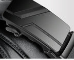 Men's Luxury Automatic Buckle Suit Belt — 110–130cm