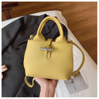 Chic Leather Crossbody Bag — Large Capacity