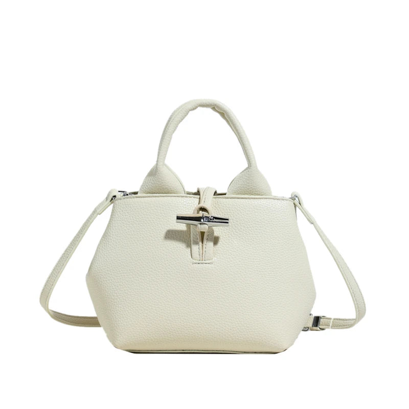Chic Leather Crossbody Bag — Large Capacity