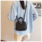Chic Leather Crossbody Bag — Large Capacity
