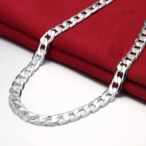 925 Sterling Silver 6mm Chain Necklace — Gift Ready