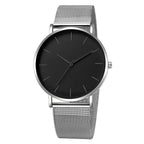 Rose Gold Ultra-Thin Mesh Belt Women's Watch