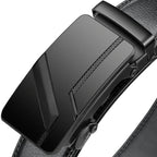 Men's Luxury Automatic Buckle Suit Belt — 110–130cm