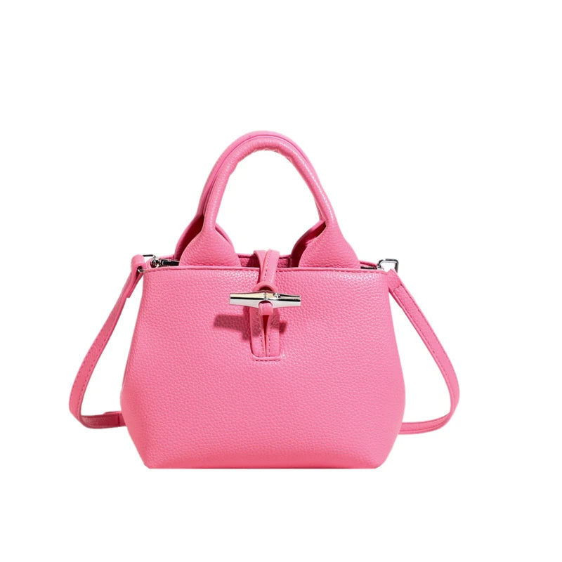 Chic Leather Crossbody Bag — Large Capacity