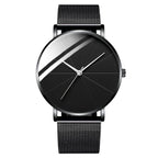 Men's Ultra-Thin Minimalist Mesh Belt Quartz Watch