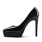 10–12cm Nude Platform Stiletto Pumps