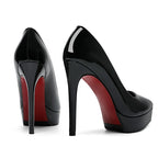 10–12cm Nude Platform Stiletto Pumps