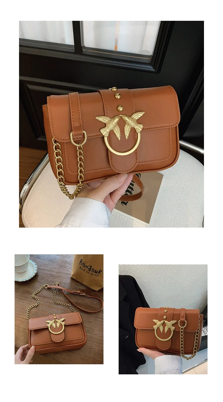 Luxury Leather Crossbody & Tote Shoulder Bag