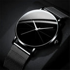 Men's Ultra-Thin Minimalist Mesh Belt Quartz Watch