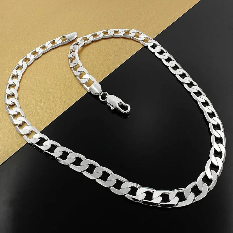 925 Sterling Silver 6mm Chain Necklace — Gift Ready