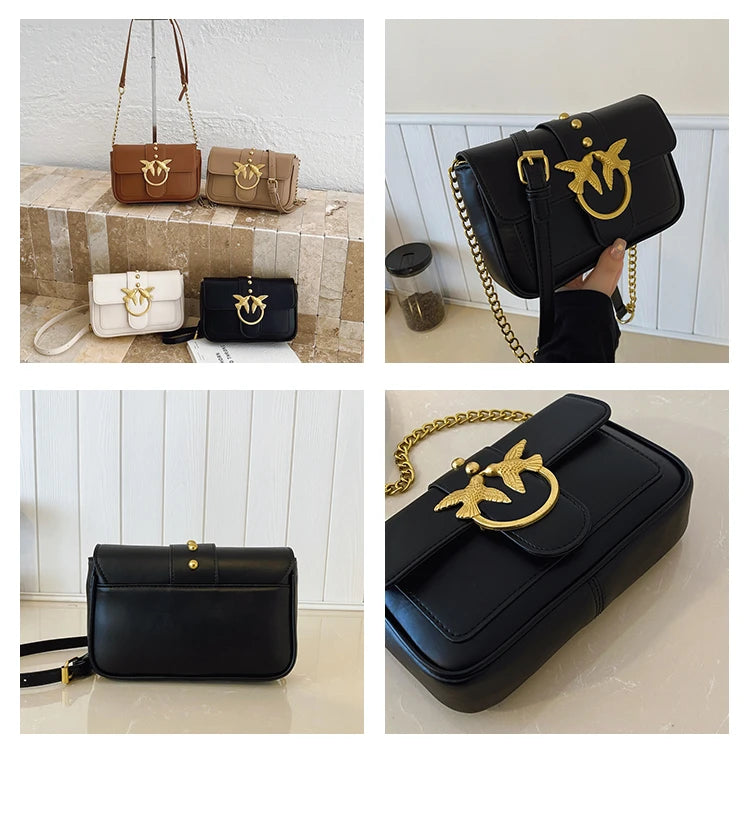 Luxury Leather Crossbody & Tote Shoulder Bag
