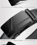 Men's Luxury Automatic Buckle Suit Belt — 110–130cm