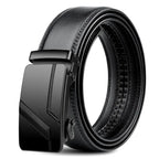 Men's Luxury Automatic Buckle Suit Belt — 110–130cm