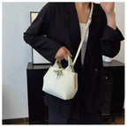 Chic Leather Crossbody Bag — Large Capacity