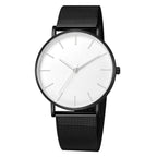 Rose Gold Ultra-Thin Mesh Belt Women's Watch