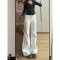 Women's Stretch Flared Denim Trousers