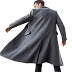men's long trench coat